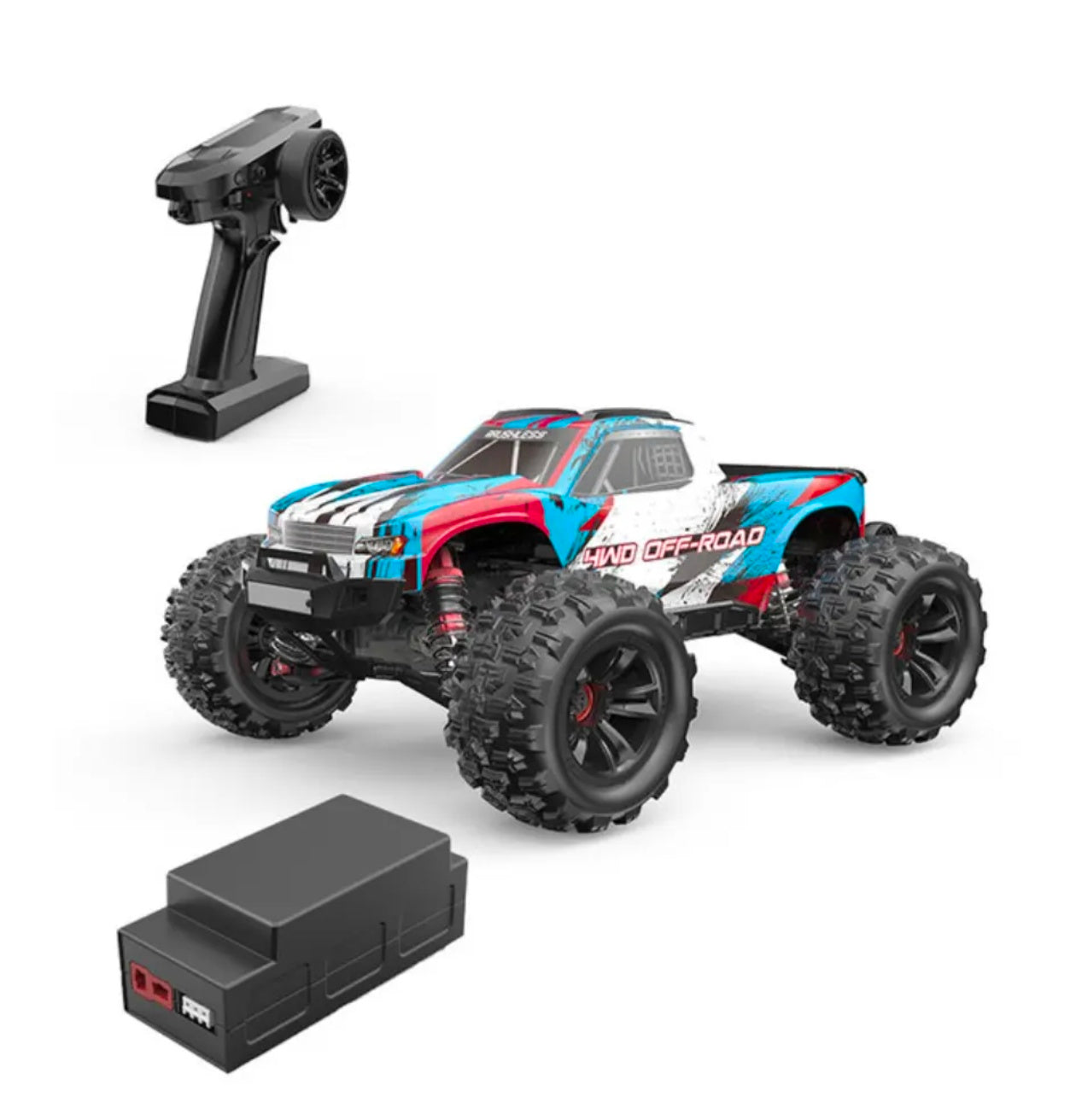 MJX Hyper Go 16208 1/16 4WD Off-Road Brushless RC Monster Truck | High-Speed RTR | India