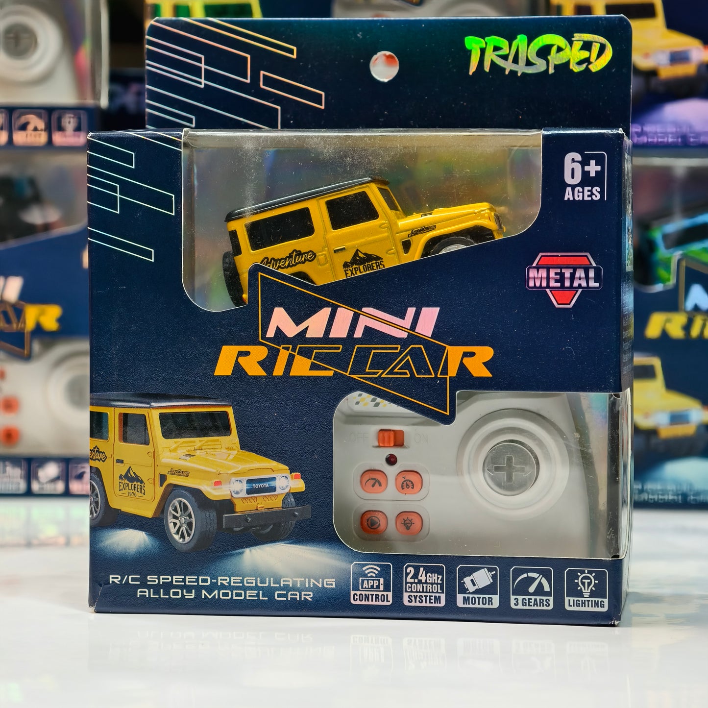 Toyota mini rc car 1:64 scale