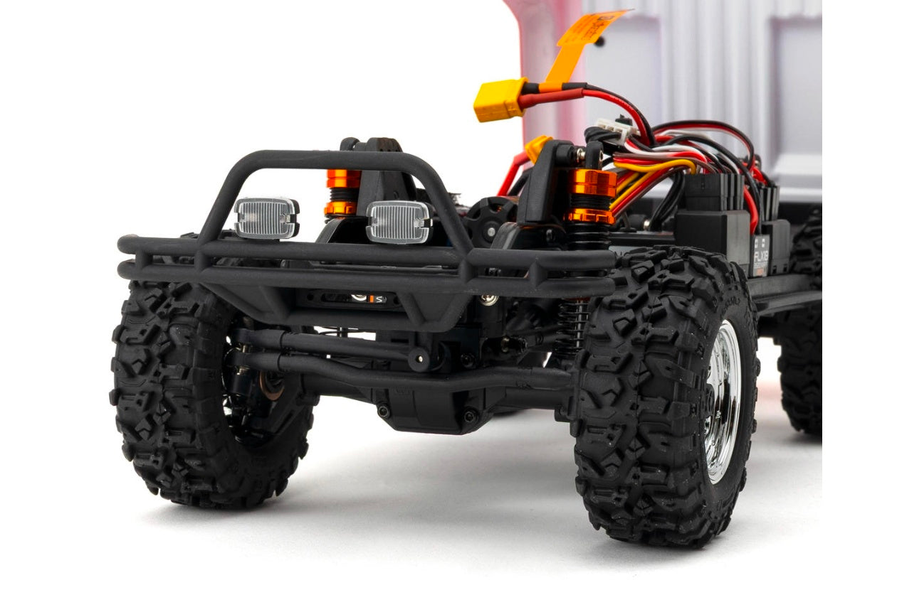 HPI Venture18 Flux 1985 Toyota Hilux SR5 1/18 RTR 4WD Brushless Rock Crawler (Blue)