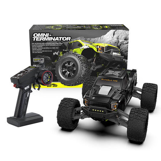 Rlaarlo Omni-Terminator Carbon Fiber MINI 1:10 Scale RTR Brushless Monster Truck, RZ001B-C
 (367)