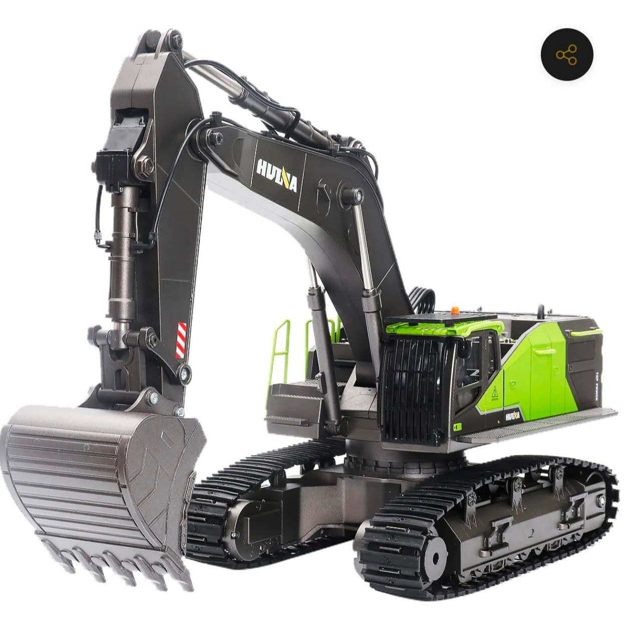 Huina 1593 1:14 Scale RC Excavator – Full Metal Hydraulic-Style Construction Vehicle