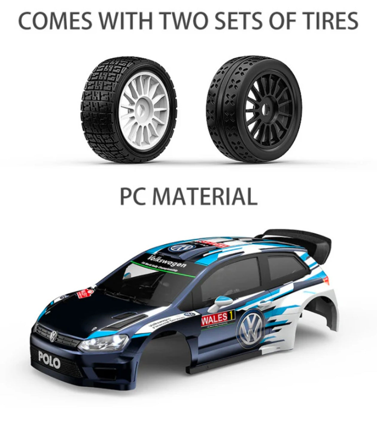 MJX Hyper Go 7304 1/7 Volkswagen Polo R WRC Brushless RC Rally Car