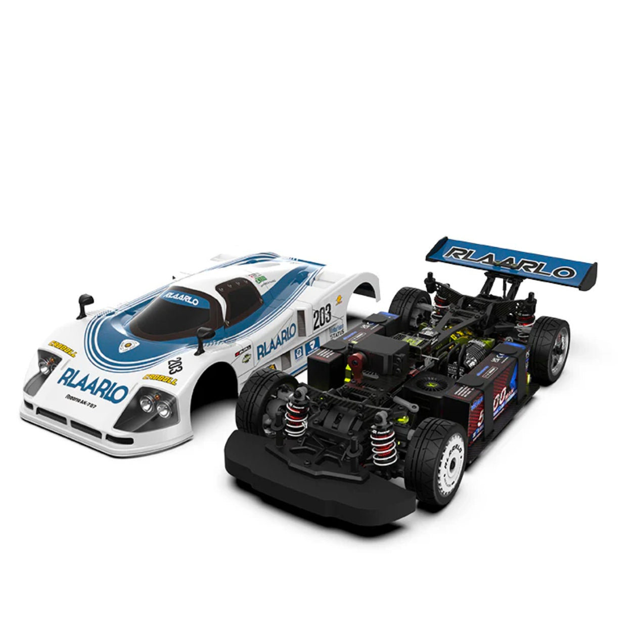 Rlaarlo 1/10 AK-787 Dual Motor RTR Standon – High-Speed On-Road Racing Car