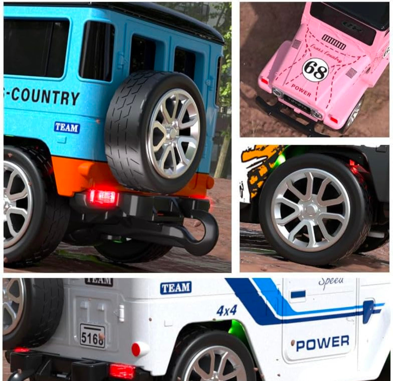 Toyota mini rc car 1:64 scale