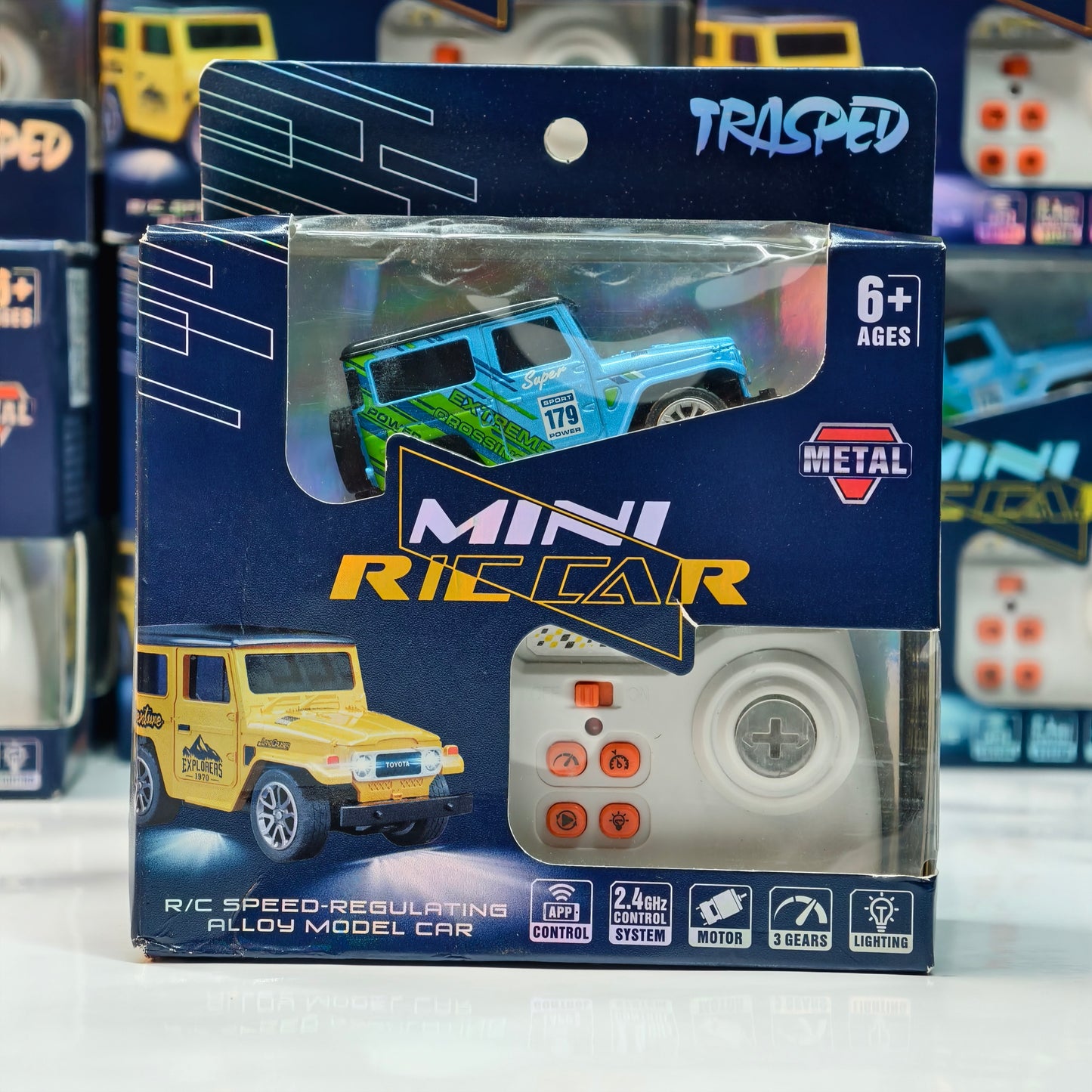 Toyota mini rc car 1:64 scale