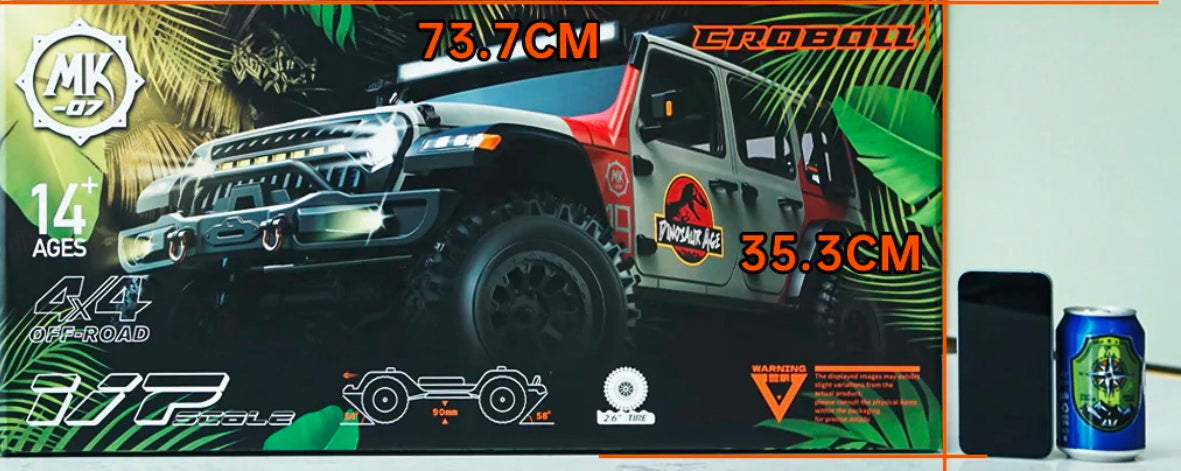 Rlaarlo MK-07 1/7 Scale 4WD Brushless RC Crawler – Hand-Painted Limited Edition