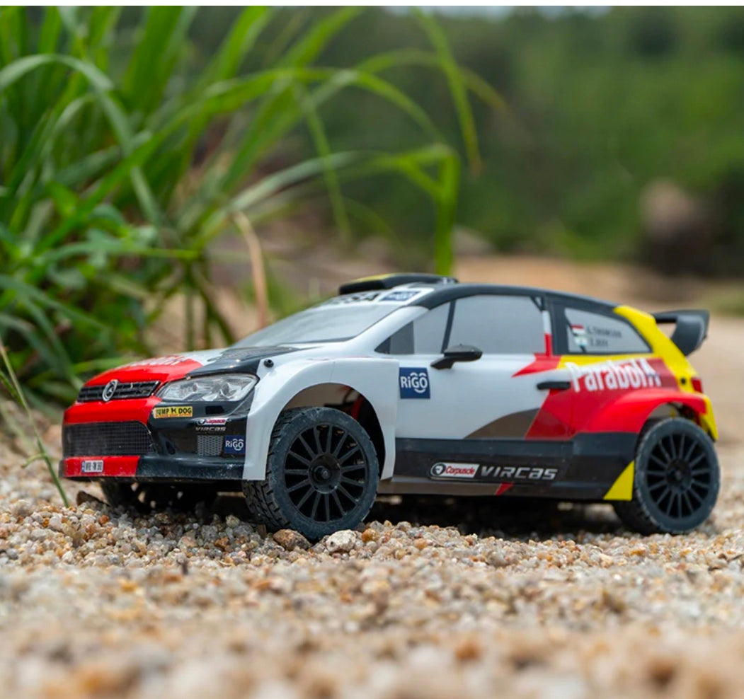 Rlaarlo XTS P12 Brushless 1:12 Scale 4WD Rally Car – Red (3S LiPo Version) | High-Speed RC Performance Car
